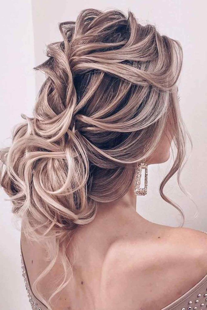 Side Swept Captivating Curls