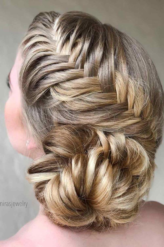 Side Braid Updo