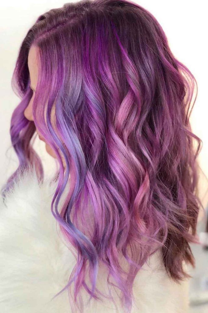 Two-Toned Hair In Pastel Colors