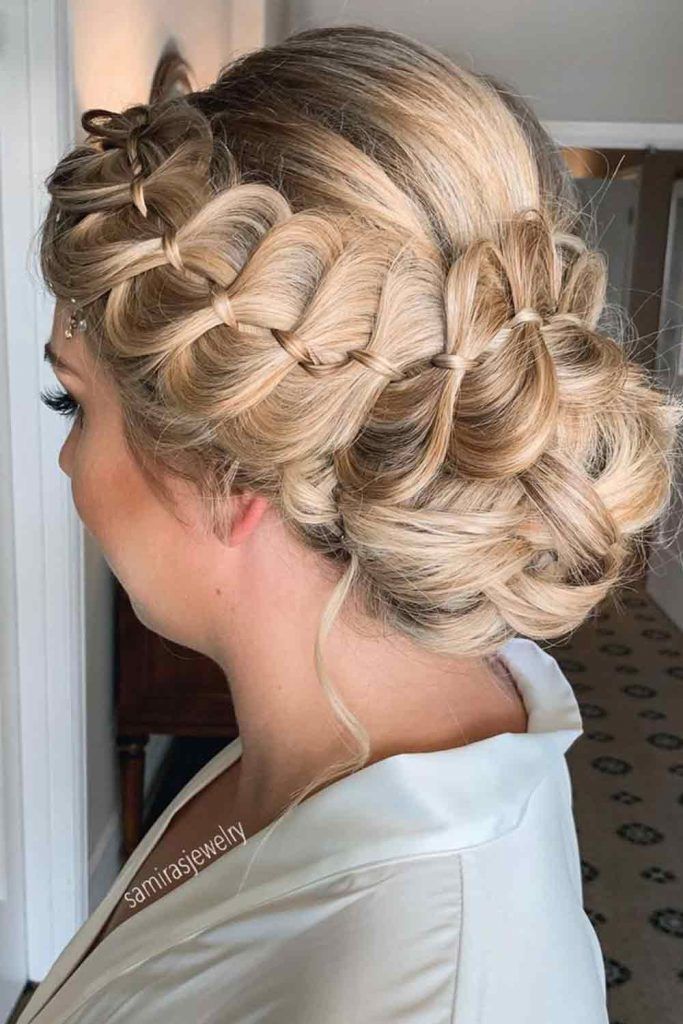 Crown Braid With Bun