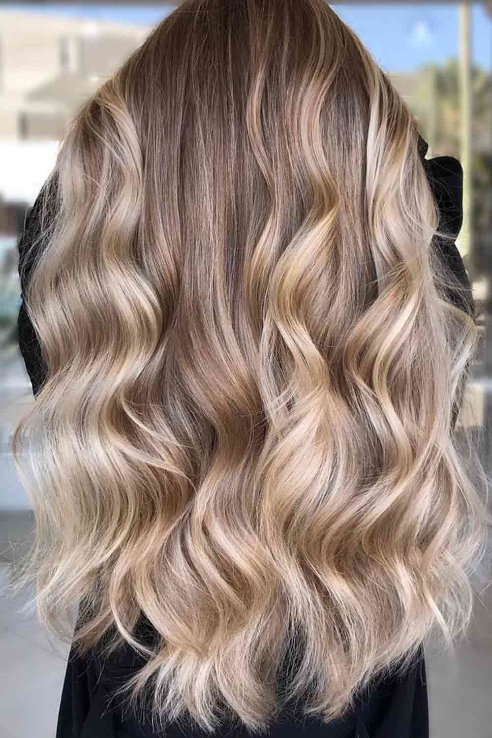 Dirty Blonde Ombre Hair With Long Layers