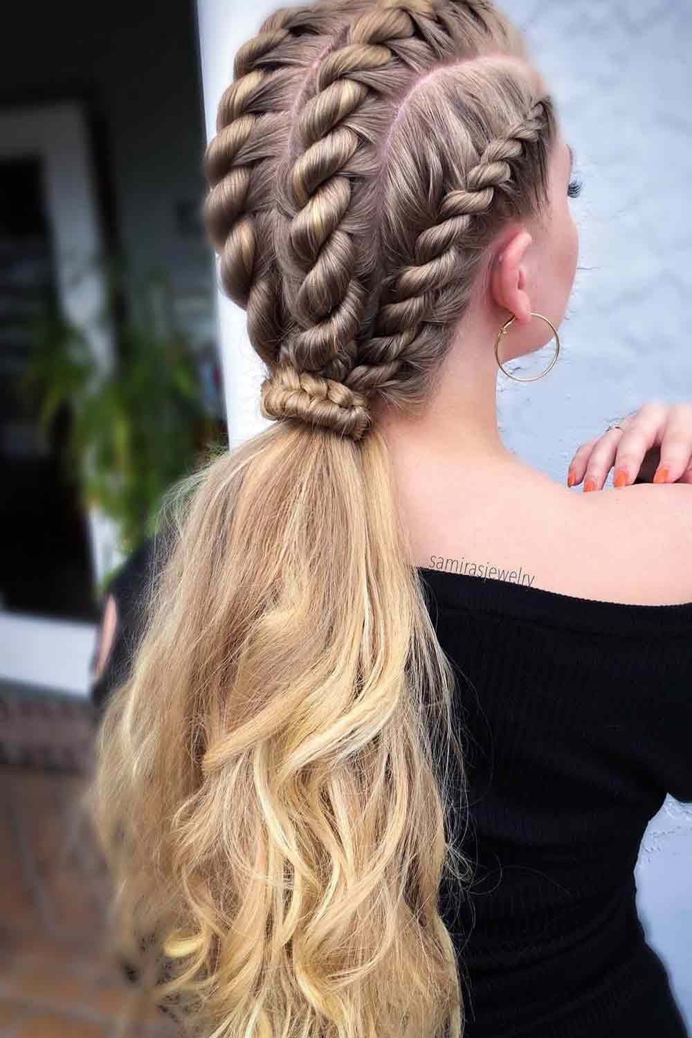 The Magic Of A Braided Ponytail