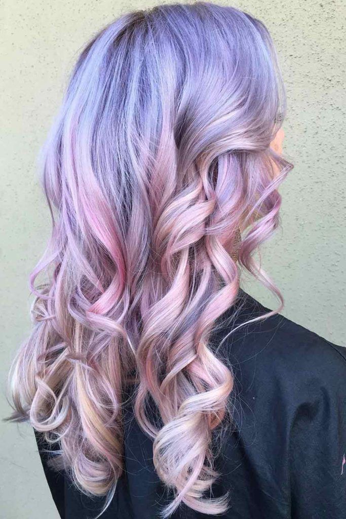 Pastel Hair Colors + Lavender Root