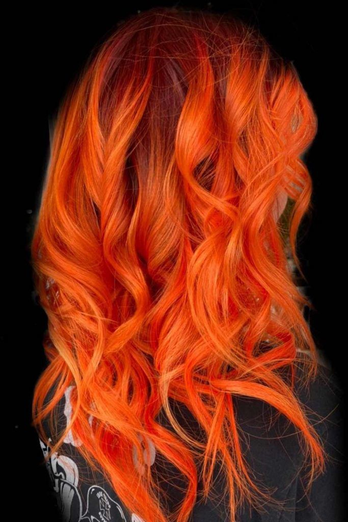 Light Orange Color With Reddish Tint