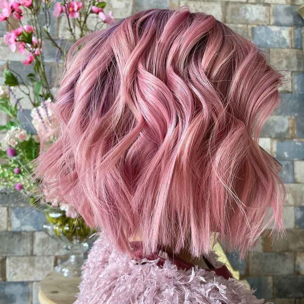 Sweet And Gentle Amaranth Pink Hair