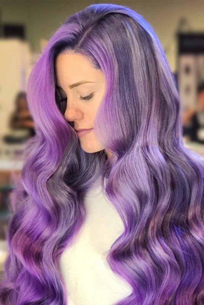 Soft Purple Ombre For Your Ends