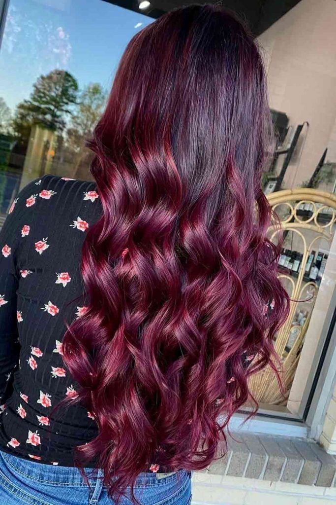 Burgundy Red Hair