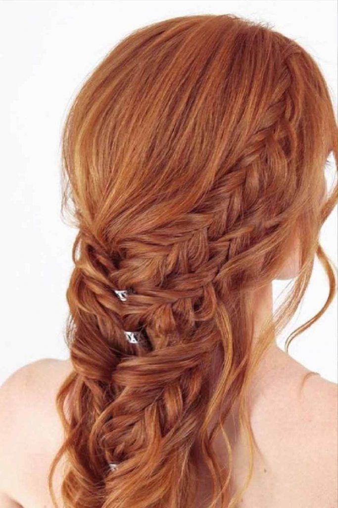 Long Hairstyles Layered French Braid