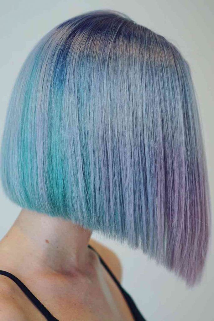 Silver Sky Blue Hair