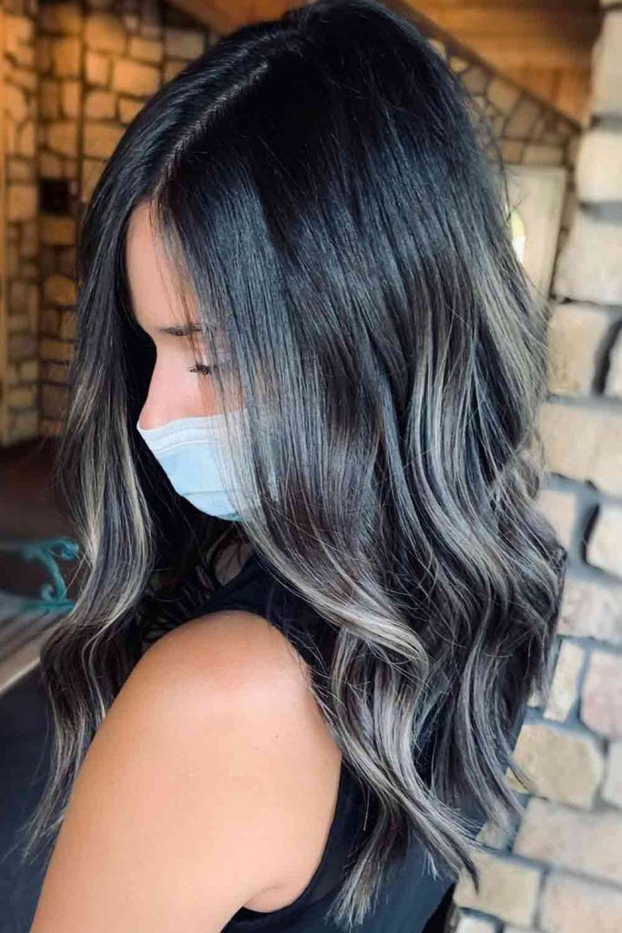 Cool Highlights With Dark Roots