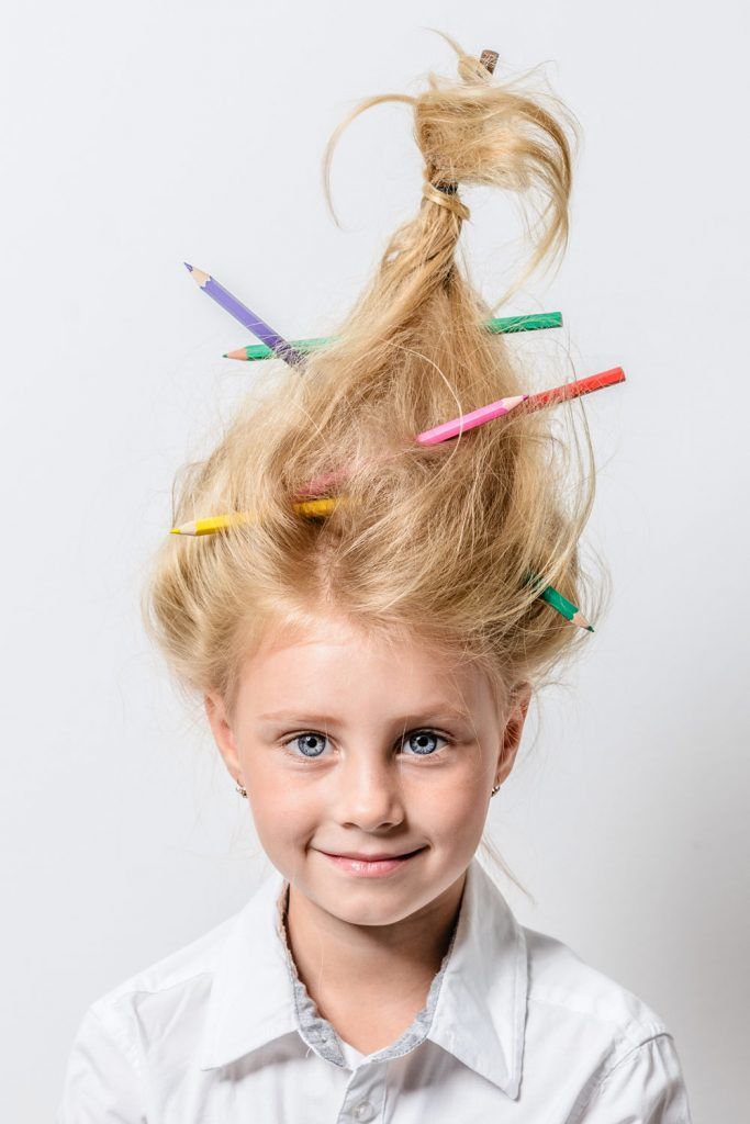 Messy School Crazy Hair Vibes