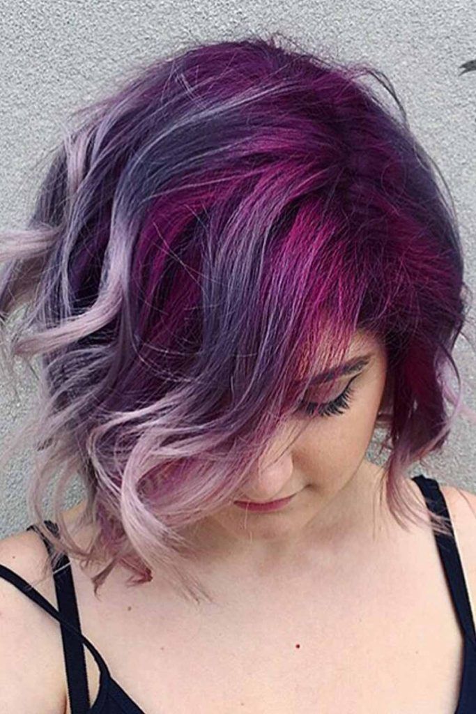 Deep Plum Hair Color