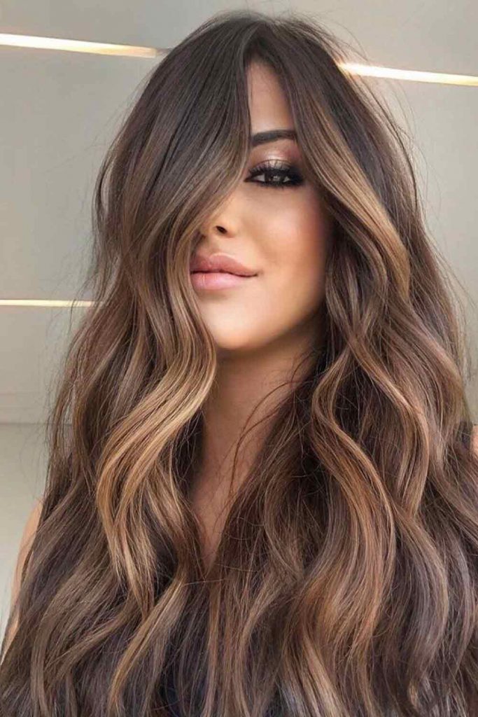 Chocolate Brown Hair With Highlights