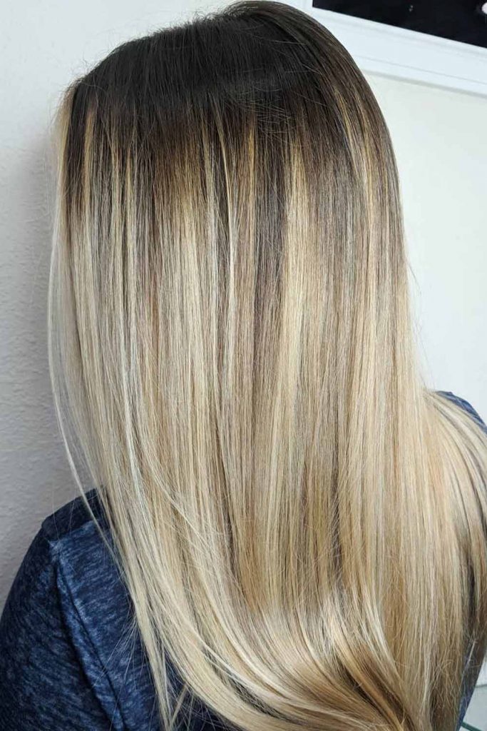 Cabelo Castanho Com Ombre Loiro