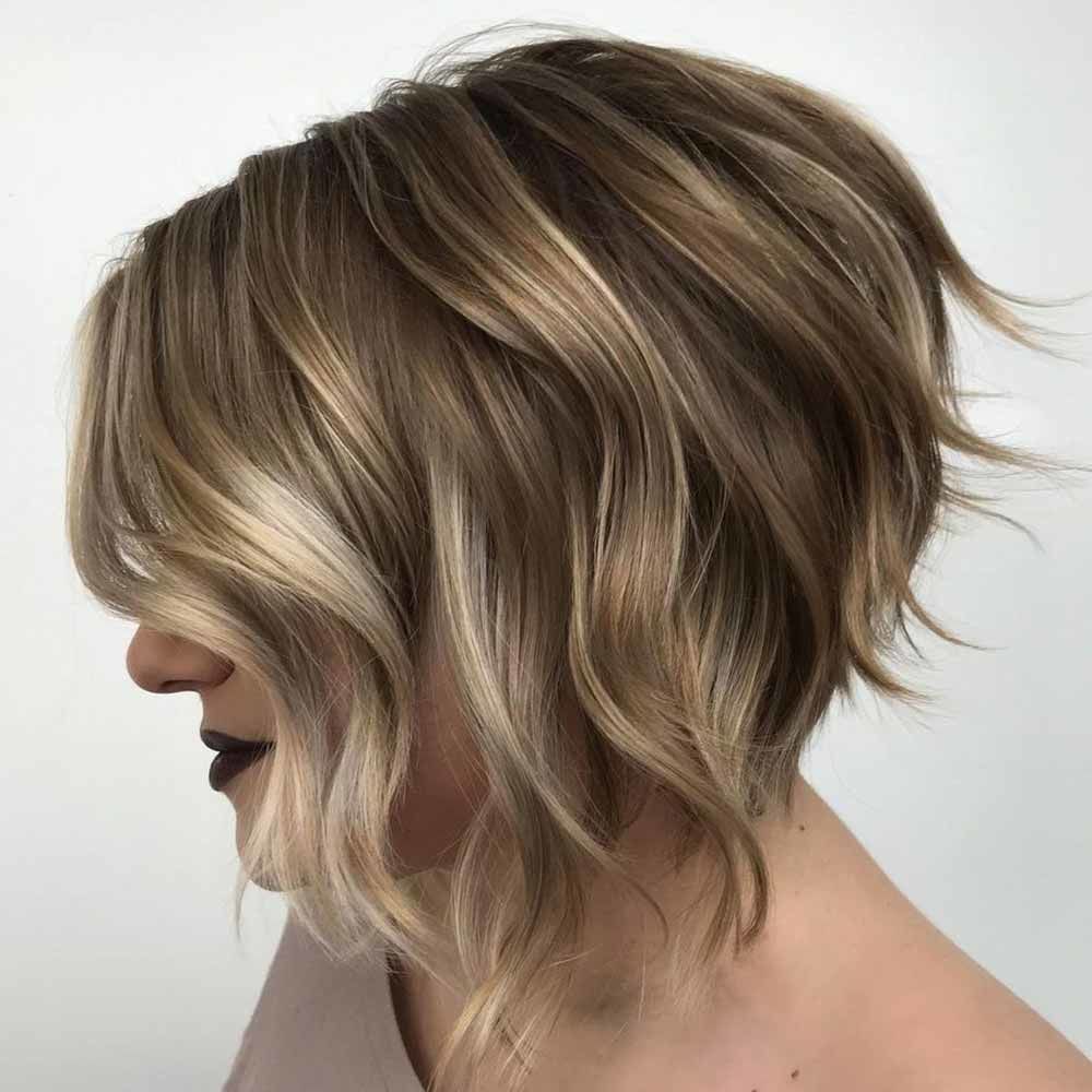 Super Textured A-Line Bob