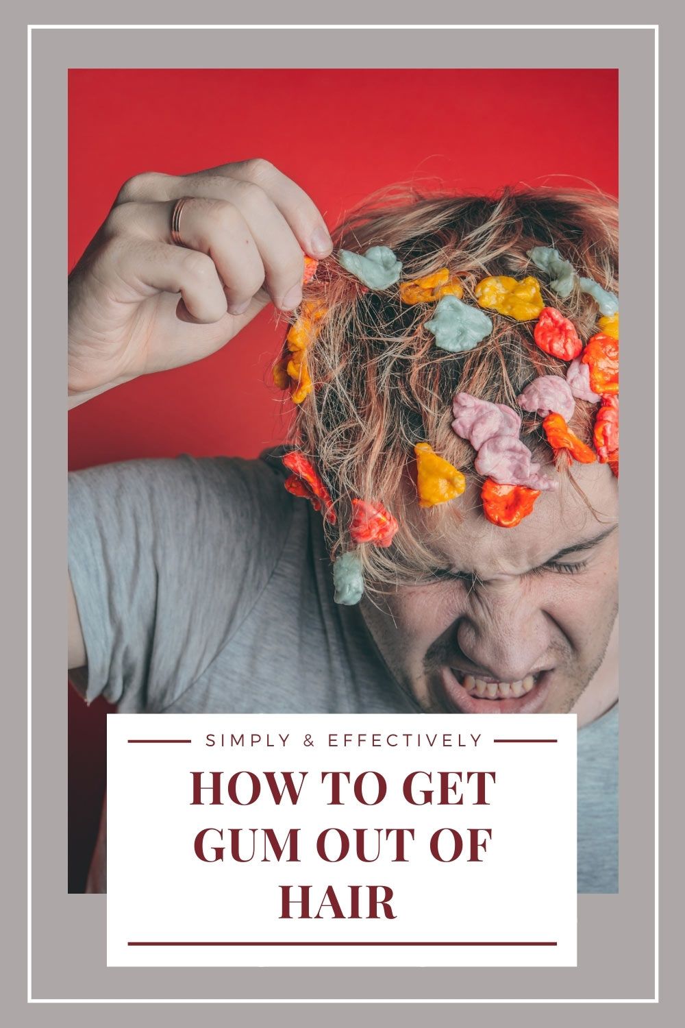 How to Get Gum Out of Hair Practical Methods