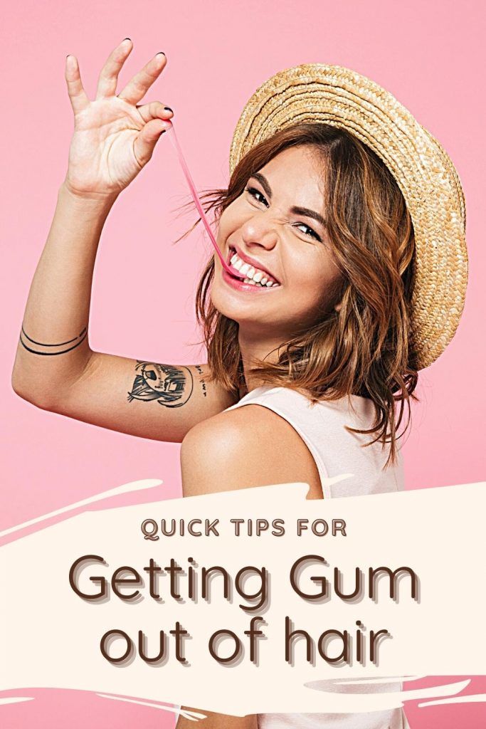 still wonder how to get gum out of hair effortlessly? There are simple recipes!