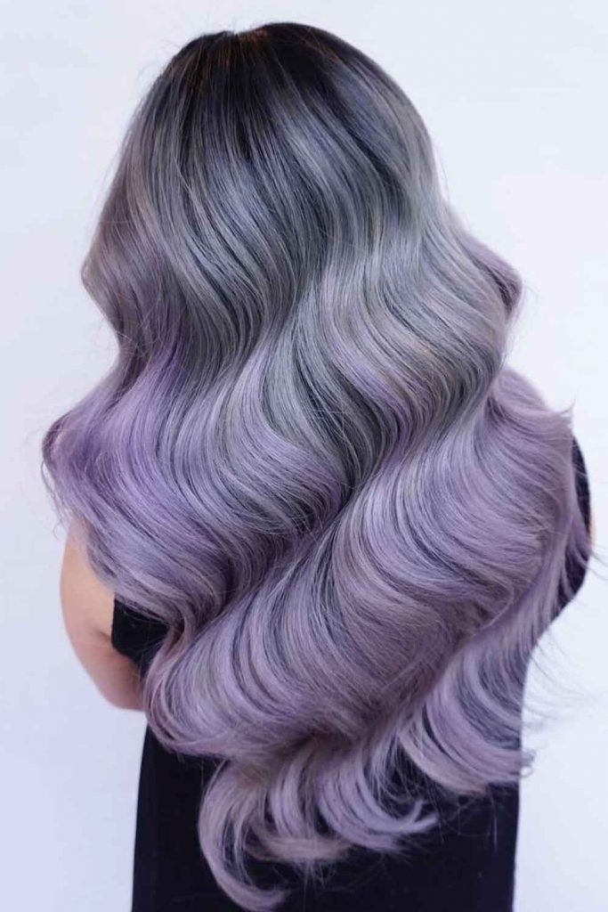 Grey To Lavender Purple