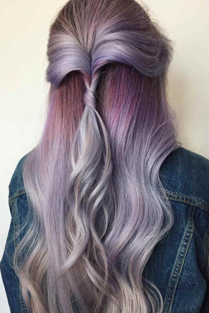 Lavender Ombre Hair