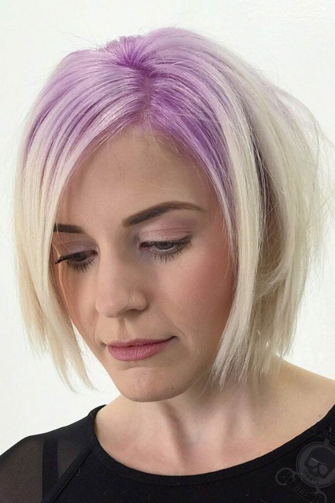 Lavender Roots With Blonde Base