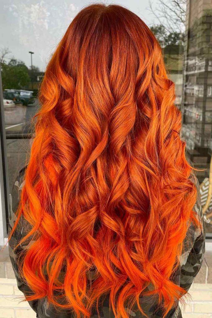 wild red hair color