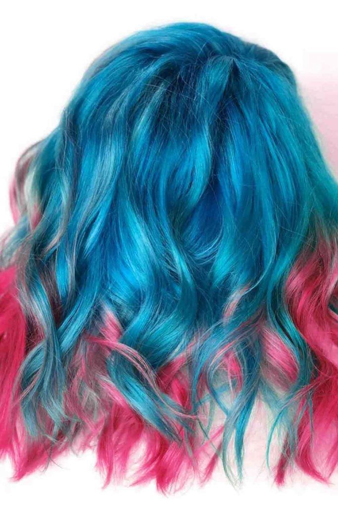 Blue and Fuchsia Color