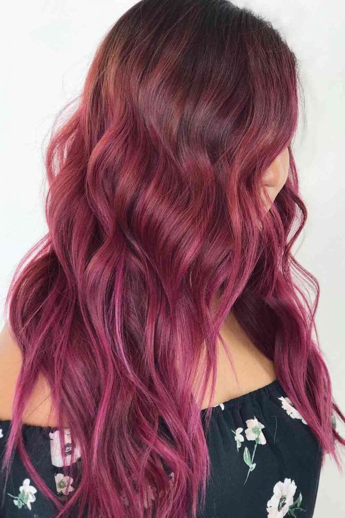 Burgundy Plum Hair Color