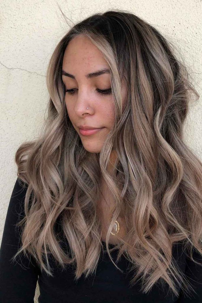 Messy Waves With Center Part