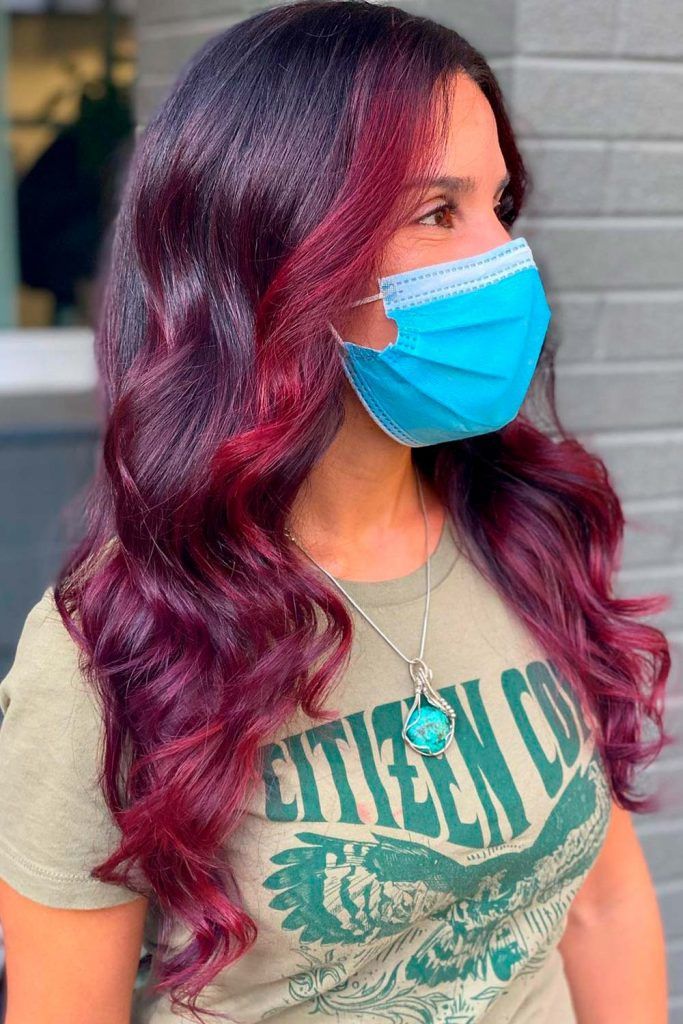 30+ Beautiful Burgundy Hair Color Shades to Consider for 2023 |  Fashionterest