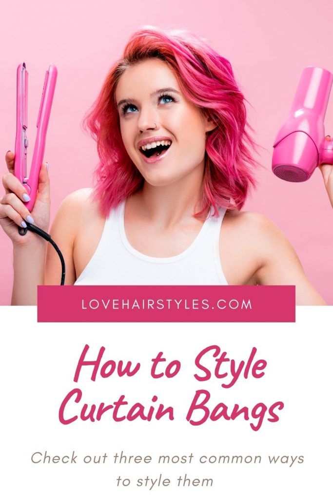 How to Style Curtain Bangs?