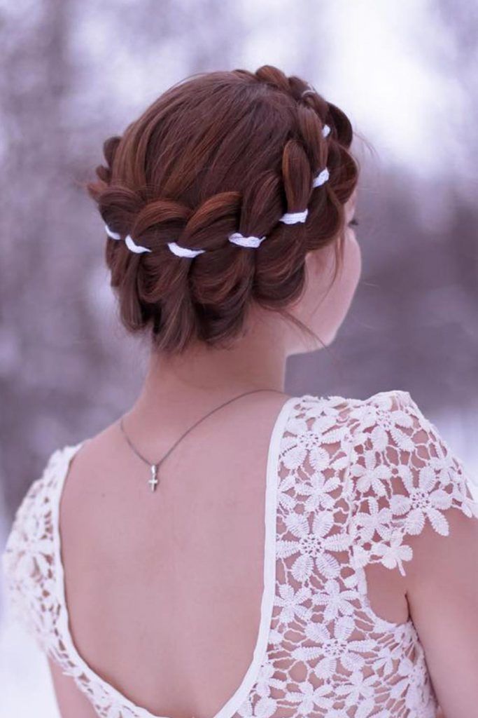 Feminine Halo French Braid