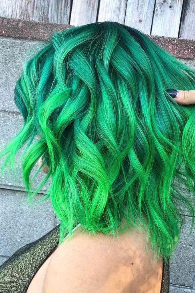 Lime Green Highlights