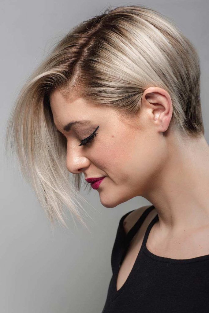 Asymmetrical Short Bob