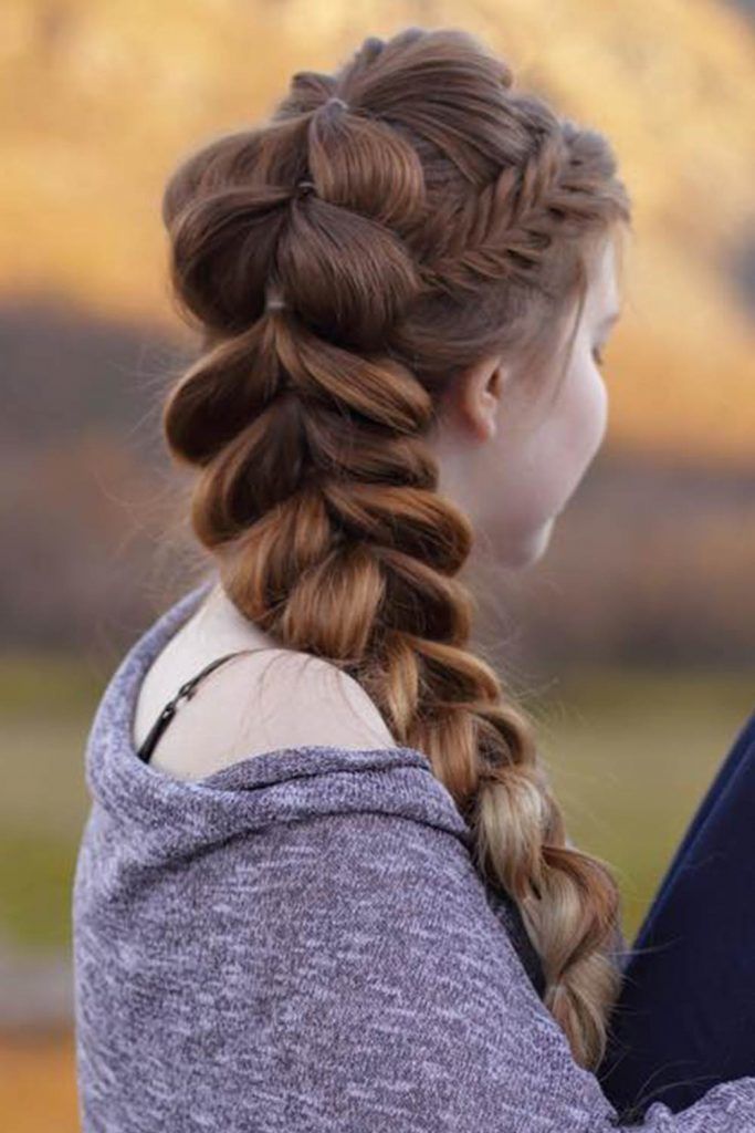 Halo With Pull-Through Braid