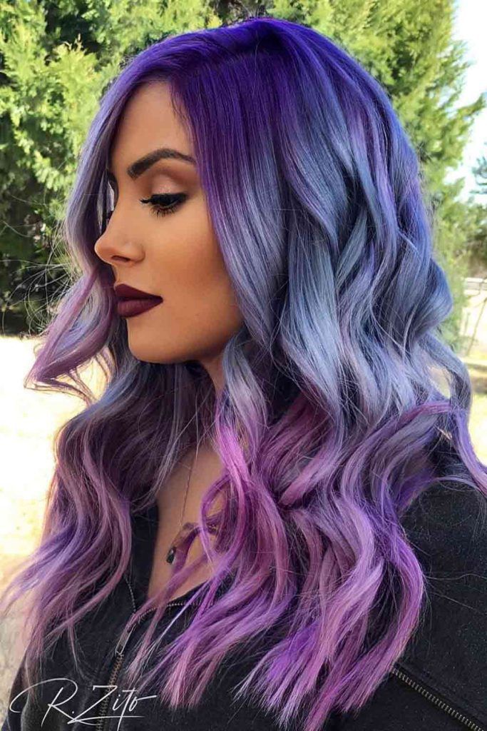 Lilac Balayage for Your Inspiration