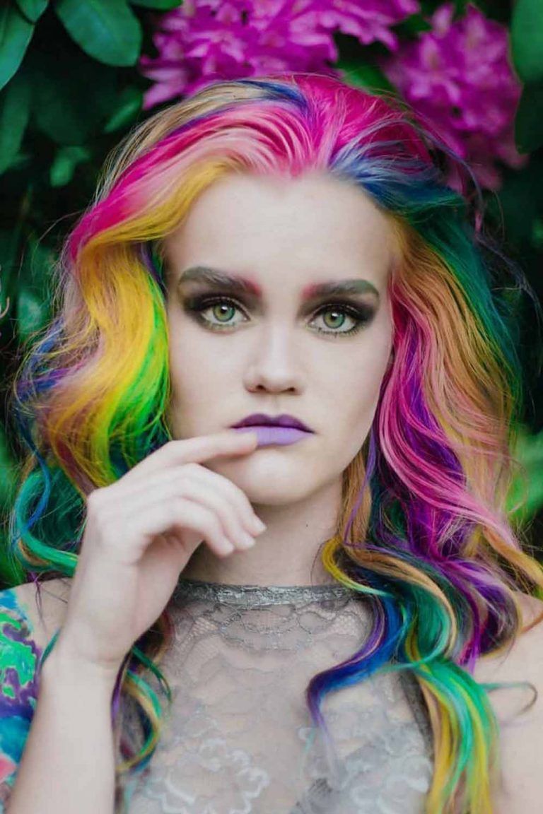 23 Incredible Looks With Oil Slick Hair