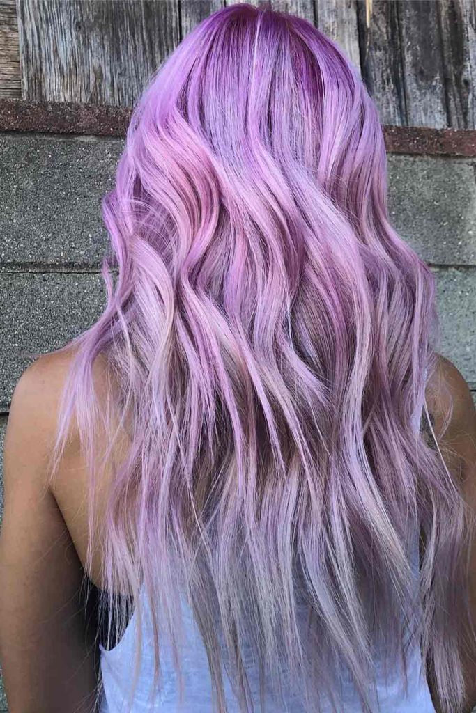 Bleach Blonde Hair With Pink Underneath 