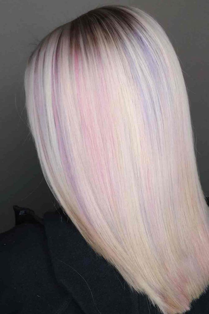 Noble Platinum-To-Pink Lob