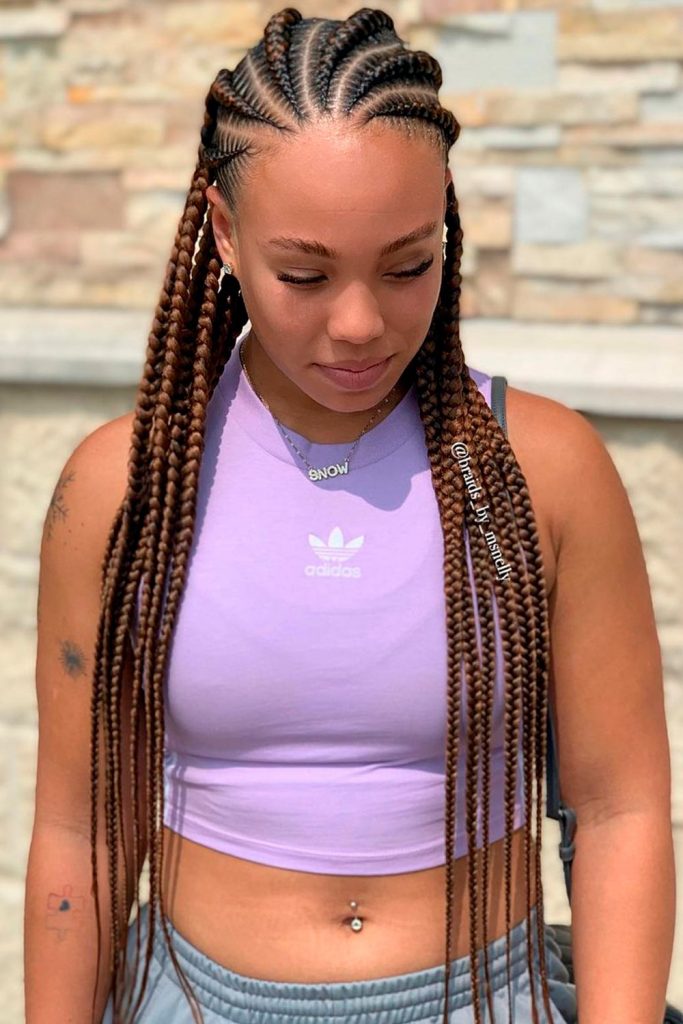 40 Easy Cornrows Protective Hairstyles For Black Girls Age 412 in 2023   Coils and Glory