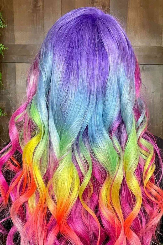 Rainbow Hair For Any Occassion