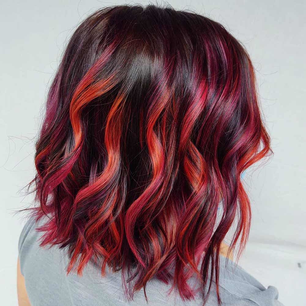 25 Ideas Of Pulling Off Red Highlights To Flame Up Your Base