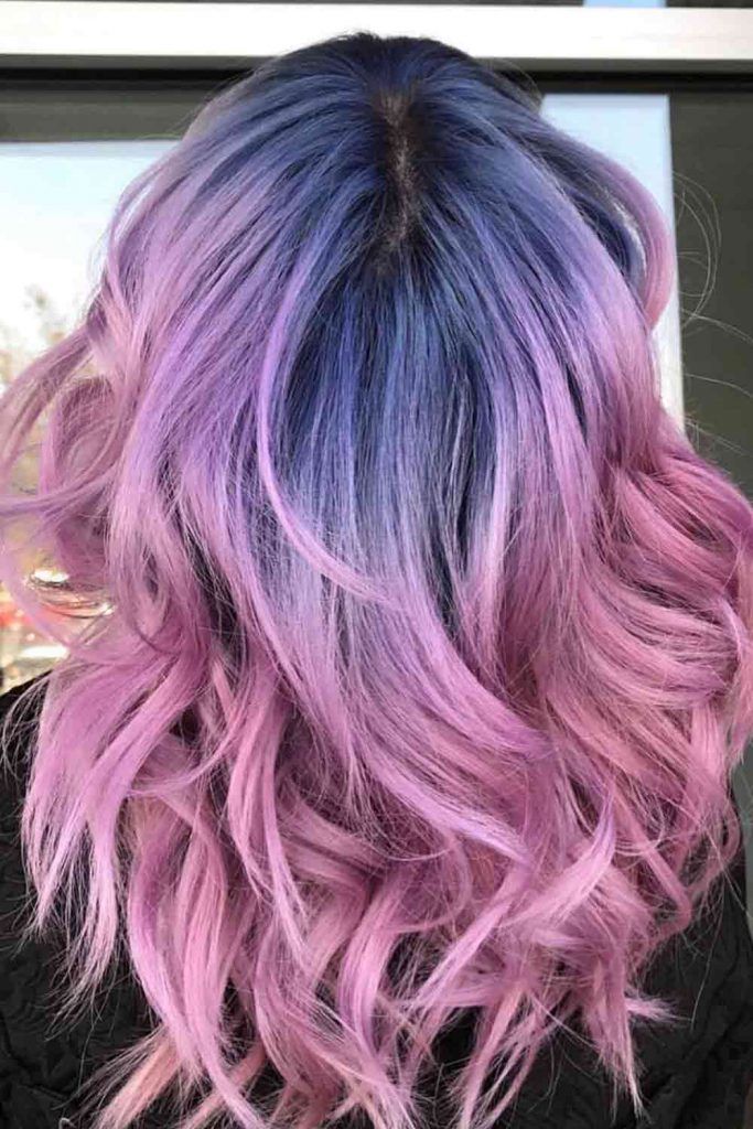 Blue And Pink Hair