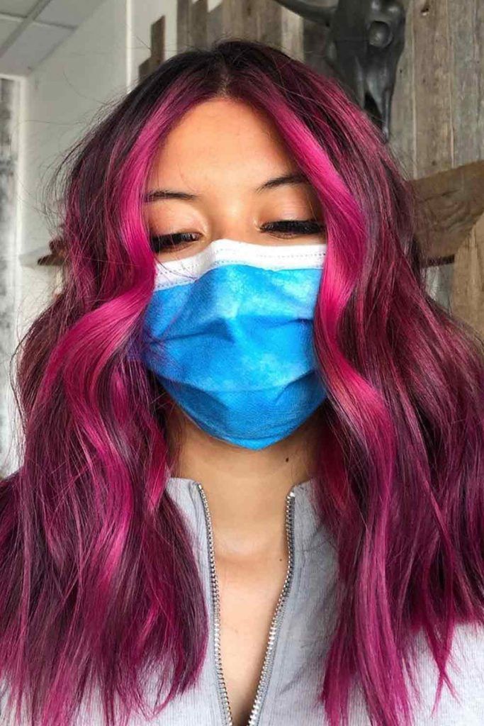 cool dyed hair for girls