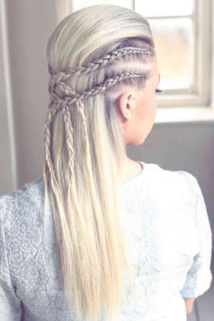 French With Three Strand Braid