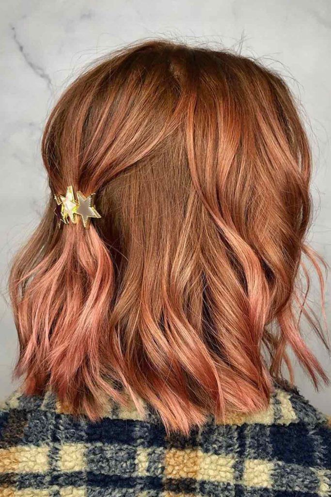 Rosy Copper Hair