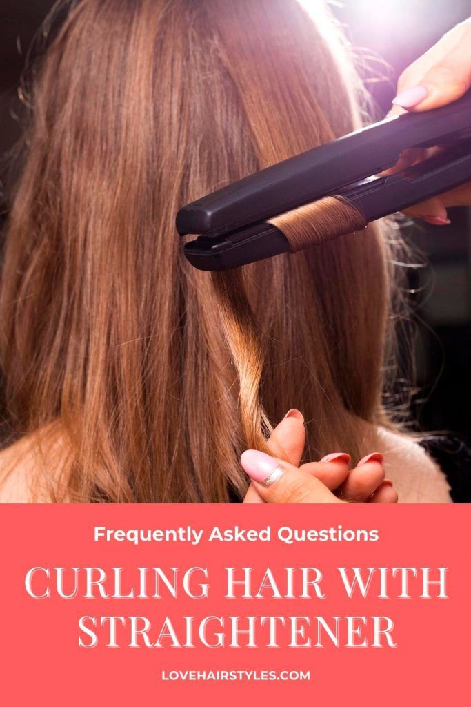 FAQ - how to curl hair with straightener