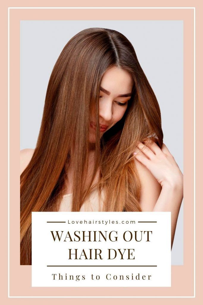 Consider Hair Type while Washing Out Hair Dye