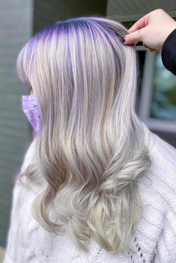 Blonde Lavender Color Mix
