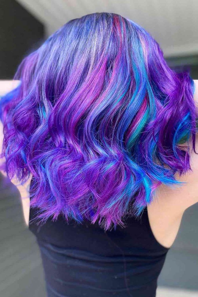 Purple And Blue Ombre