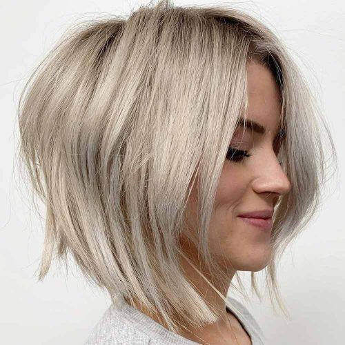 Voluminous Layered A–line Bob